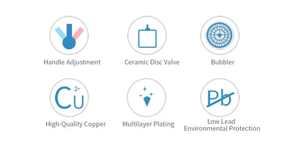 Gold Brass Basin Faucet for Bathroom Sink