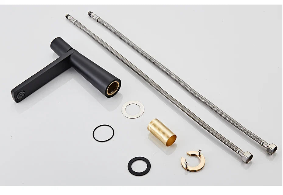 Gold Brass Basin Faucet for Bathroom Sink