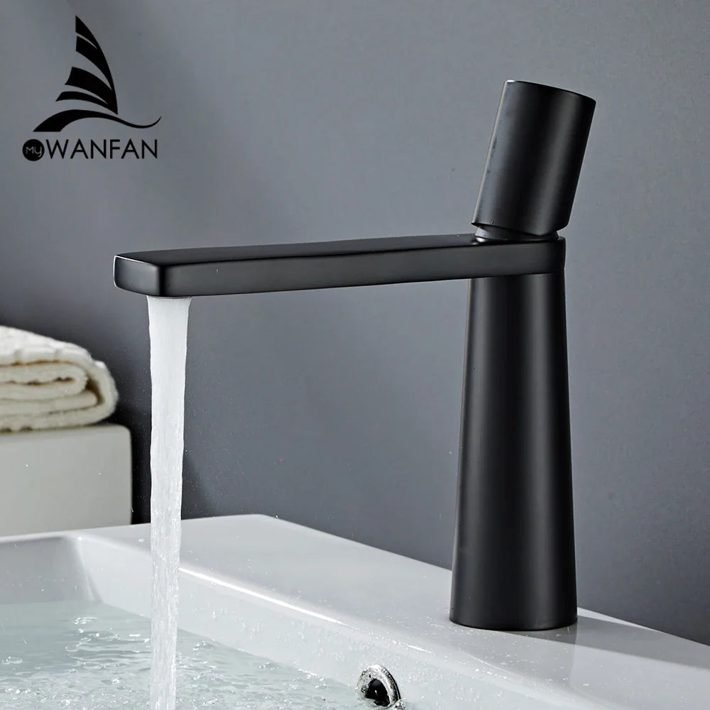 Gold Brass Basin Faucet for Bathroom Sink