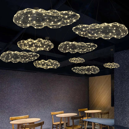 Gold Cloud Pendant Lights for Home and Restaurant - Chandelier