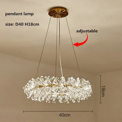 Gold double tiered crystal flower chandelier with gold metal frame and clear faceted crystals decorbites crystal flower design