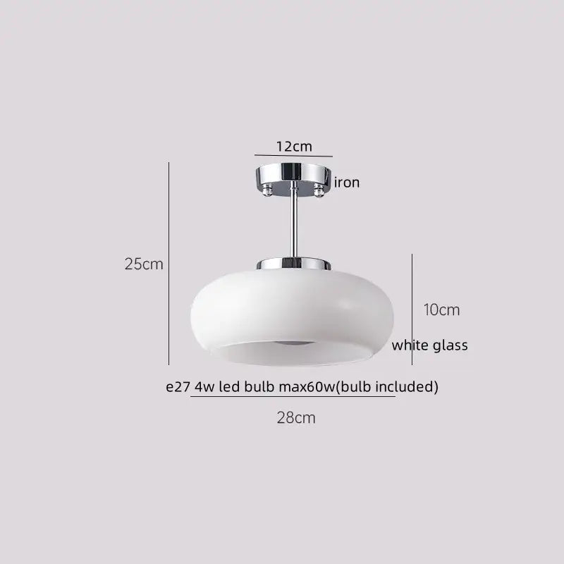 A sleek gold flower frosted glass ceiling lamp with polished chrome iron base ideal for decorbites cotton shape led lighting