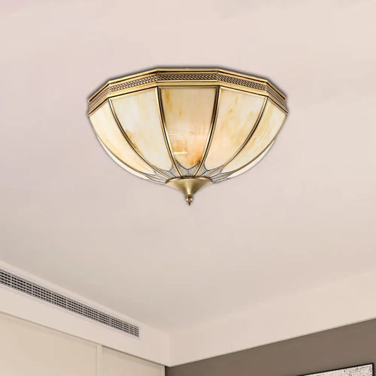 DecorBites™ DecorBites™ Gold Flushmount Light with 4 Lights and Frosted Glass for Bedroom Ceiling - Traditional Design"
(Note: This revised title maintains the important keywords while also being concise for SEO purposes)