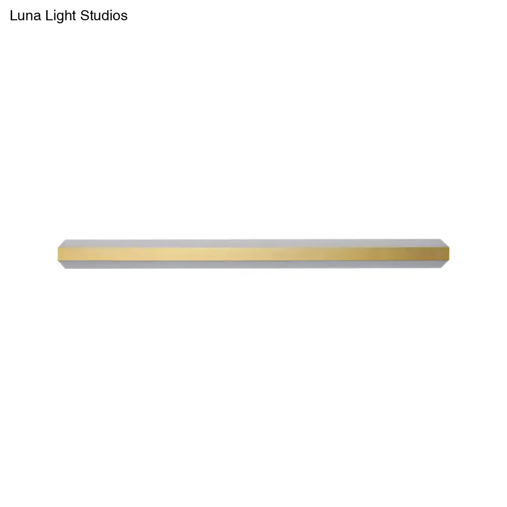 DecorBites™ DecorBites™ Gold LED Wall Light in Warm/White - Linear Acrylic Mount, 12"/16"/23.5" Wide