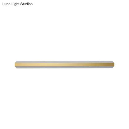 DecorBites™ DecorBites™ Gold LED Wall Light in Warm/White - Linear Acrylic Mount, 12"/16"/23.5" Wide