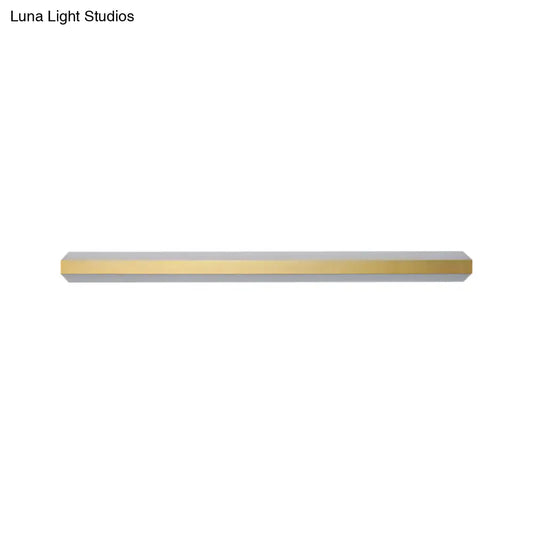 DecorBites™ DecorBites™ Gold LED Wall Light in Warm/White - Linear Acrylic Mount, 12"/16"/23.5" Wide