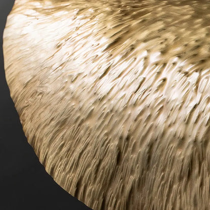 Gold Lotus Leaf Pendant Light - Modern LED Chandelier