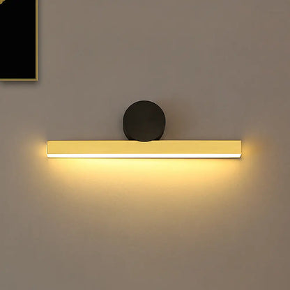 DecorBites™ DecorBites™ Gold Metal LED Vanity Wall Sconce with White/Warm Light for Bedroom