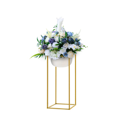 Gold Metal Wedding Flower Stand Set