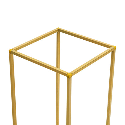 Gold Metal Wedding Flower Stand Set