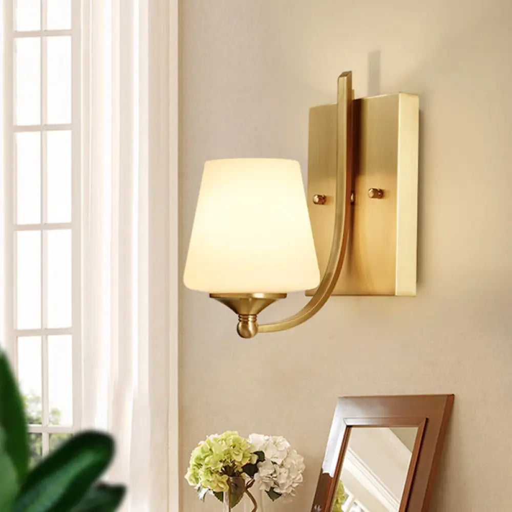 DecorBites™ DecorBites™ Gold Minimalist Candlestick Wall Sconce for Entryway