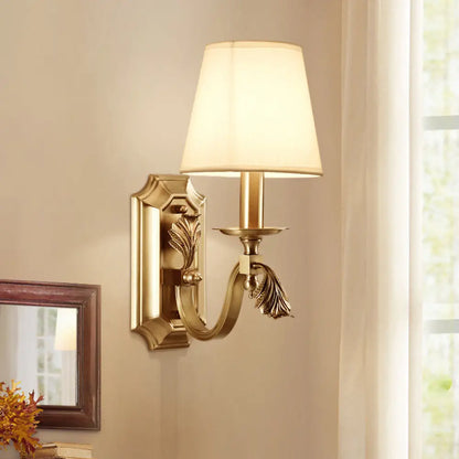 DecorBites™ DecorBites™ Gold Minimalist Candlestick Wall Sconce for Entryway