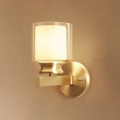 DecorBites™ DecorBites™ Gold Minimalist Candlestick Wall Sconce for Entryway
