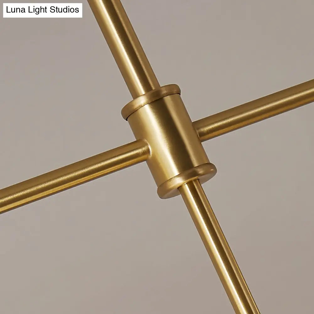 DecorBites™ Gold Opaline Glass Pendant Light for Dining Room | Simplicity Ball Island Fixture