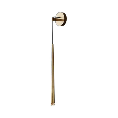 DecorBites™ DecorBites™ Gold Water Drop Wall Sconce - Modern Stylish Metal Fixture with Integrated LED for Living Room