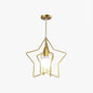 Gold Wire Cage Pendant Light - Nordic Style Ceiling Lamp for Dining Room