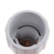 Gray plastic gu10 to e14 adapter splitter with copper contacts decorbites e14 adapter splitter for kitchen lighting