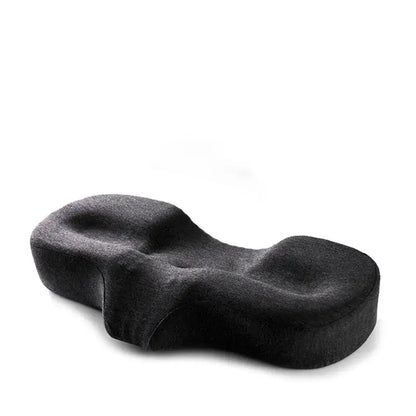 Black ergonomic lumbar support cushion with contoured plush design for decorbites butterfly memory foam cervical support pillow
