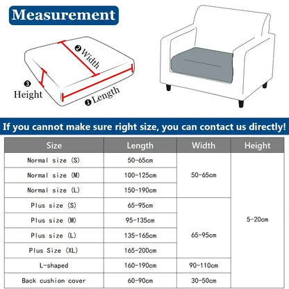 White stretchy fabric armchair cover with elasticized edges and gray cushion insert for living room furniture protection