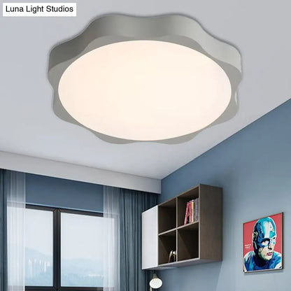 DecorBites™ DecorBites™ Gray Nordic Style Acrylic Ceiling Mount Light for Child Bedroom