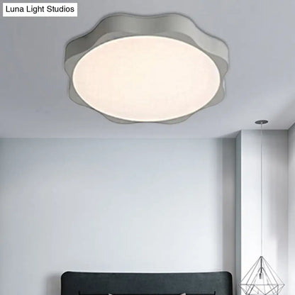 DecorBites™ DecorBites™ Gray Nordic Style Acrylic Ceiling Mount Light for Child Bedroom