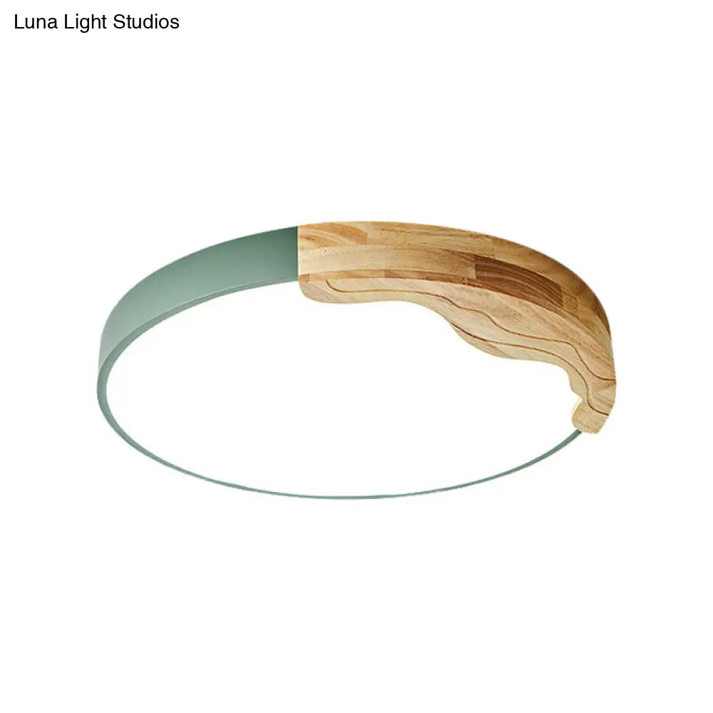 DecorBites™ DecorBites™ Green Nordic LED Ceiling Light for Cozy Adult Bedrooms - Warm/White Light