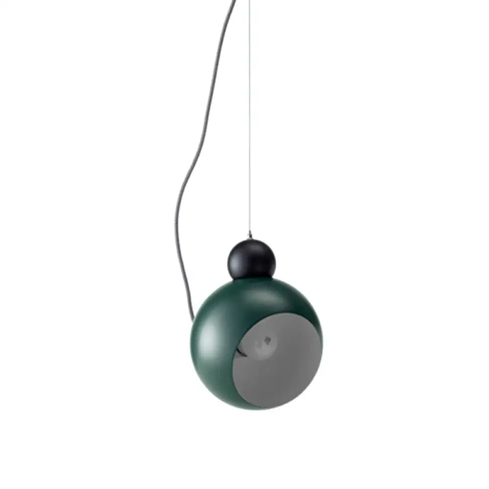 Green/White Nordic Dome Pendant Lamp for Stylish Living Room Ceiling Lighting