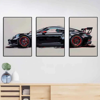 GT3 RS Sports Car Canvas Wall Art