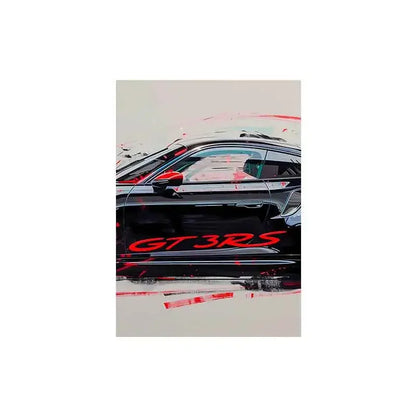 GT3 RS Sports Car Canvas Wall Art - Z1998 / 30x40cm No Frame / CHINA