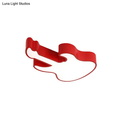 DecorBites™ DecorBites™ Guitar Baby LED Ceiling Light for Kids' Bedroom - Acrylic Ceiling Mount Fixture