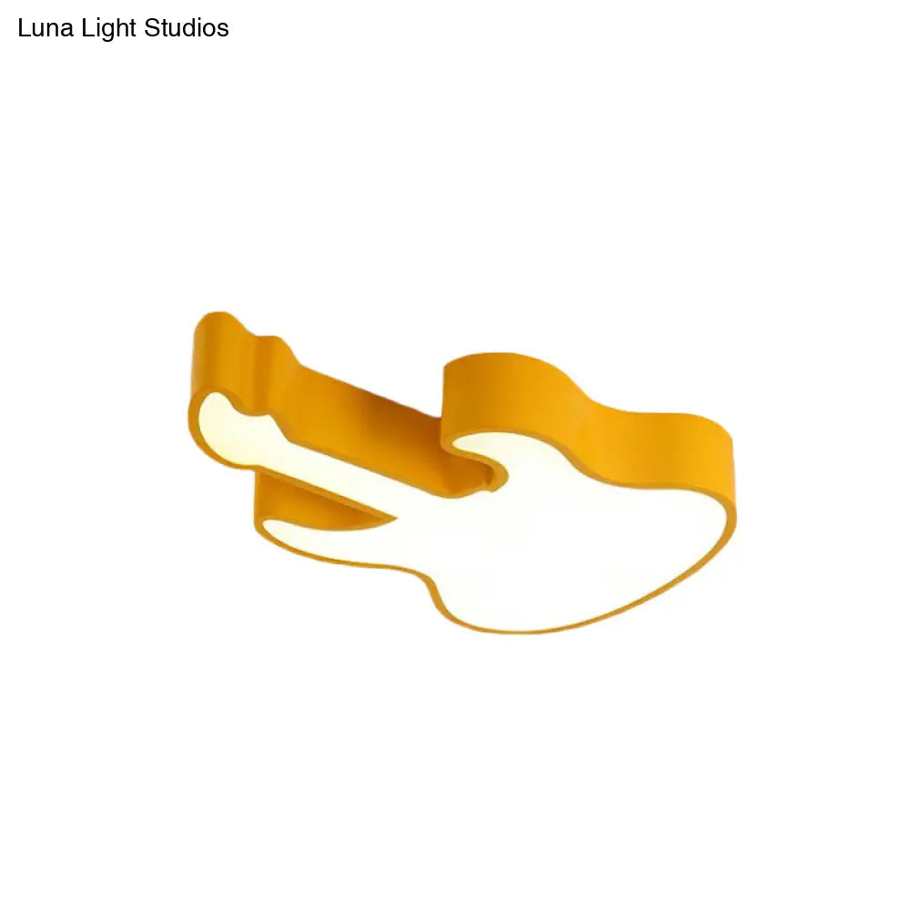 DecorBites™ DecorBites™ Guitar Baby LED Ceiling Light for Kids' Bedroom - Acrylic Ceiling Mount Fixture