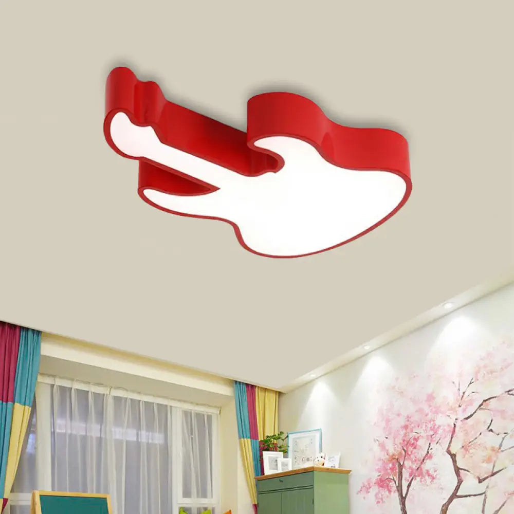 DecorBites™ DecorBites™ Guitar Baby LED Ceiling Light for Kids' Bedroom - Acrylic Ceiling Mount Fixture