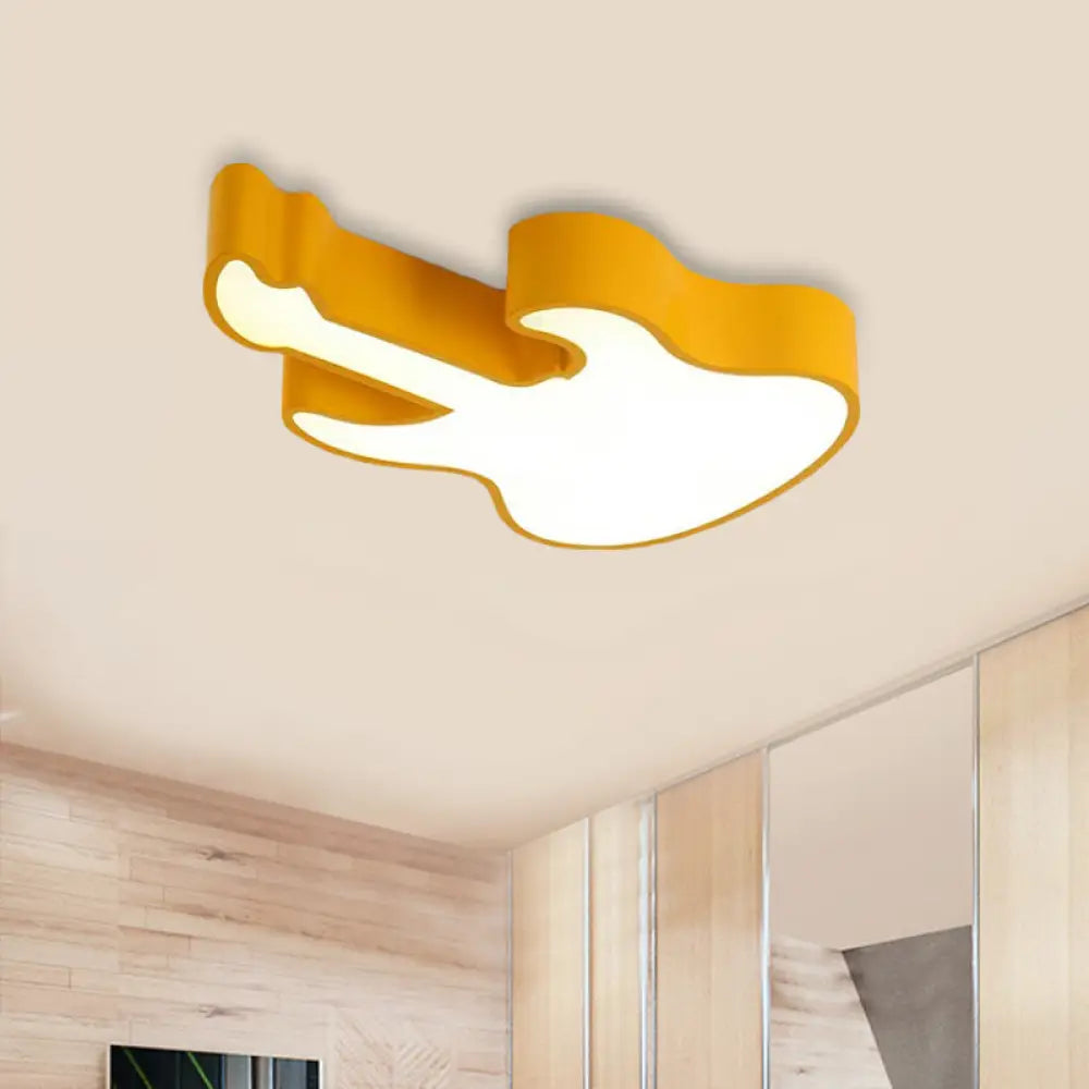 DecorBites™ DecorBites™ Guitar Baby LED Ceiling Light for Kids' Bedroom - Acrylic Ceiling Mount Fixture