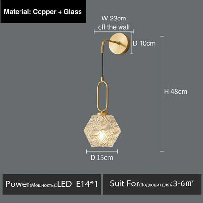 DecorBites™ Haleh - Nordic Postmodern Luxury LED Wall Lamp