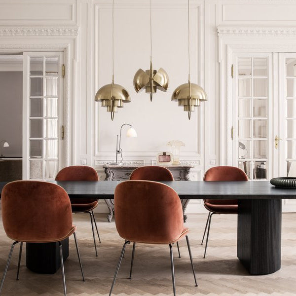 Gold Half Circle Chandelier