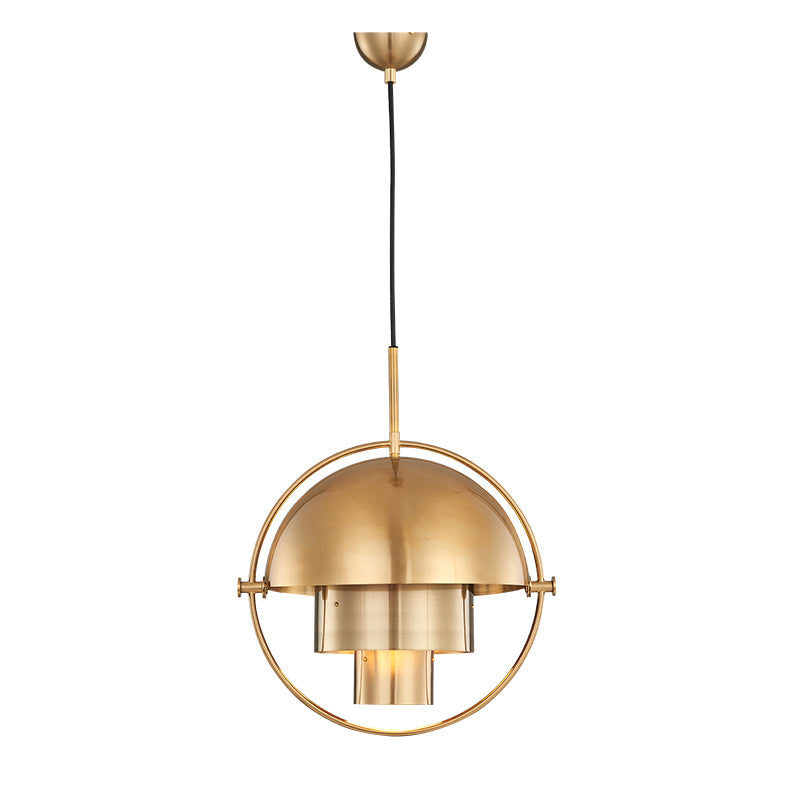 Gold Half Circle Chandelier