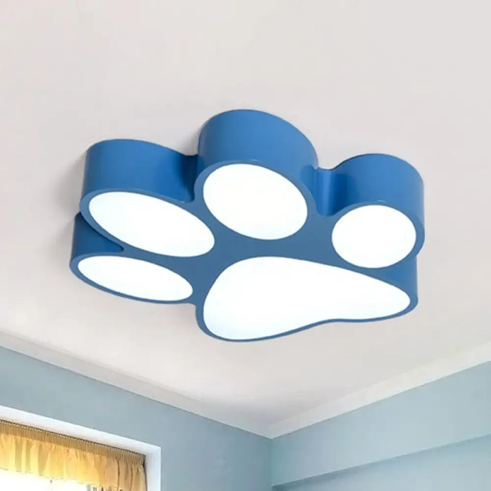 DecorBites™ DecorBites™ Hallway Home Paw LED Flushmount Ceiling Light - Acrylic, Kids' Lovely Design