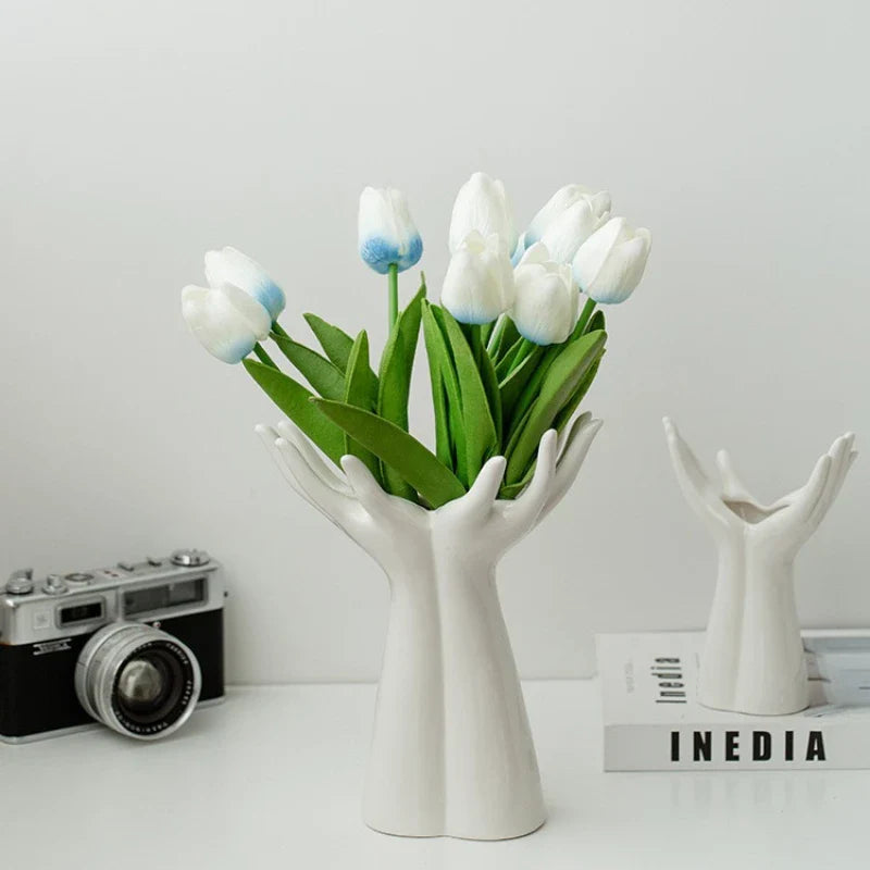 Hand-painted Ceramic Flower Vase Home Decor - Vase