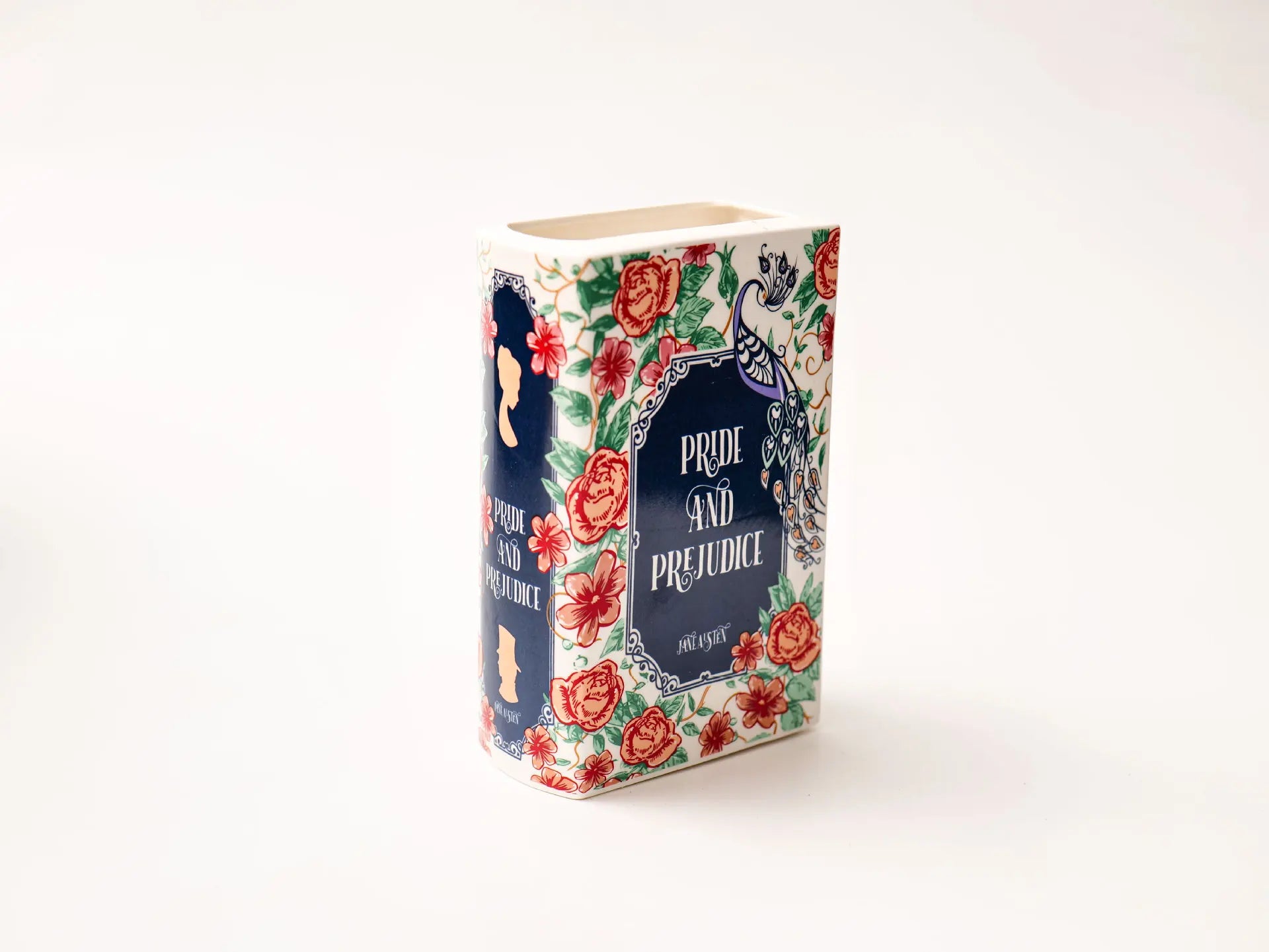 Hand-painted Flower Ceramic Vase - Home Decor - Vase