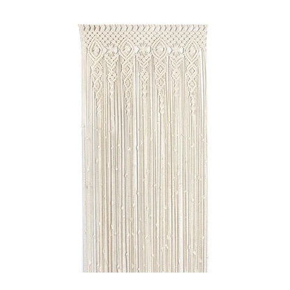 Hand-woven Macrame Door Curtain Bohemia Wall Hanging Tapestry For Home Window Doorway Bedroom Living Room Wedding