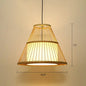 Handcrafted Bamboo Cage Pendant Light for Dining Room - Asian Inspired Design