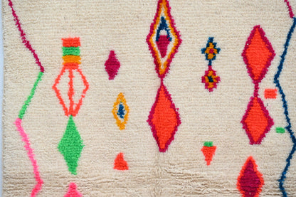 Handcrafted Moroccan Azilal Rug - 246 x 146 cm - Moroccan Rugs