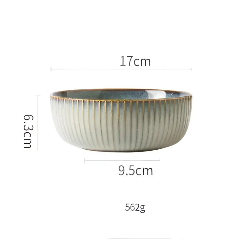 Handcrafted decorbites ceramic dessert plate with ribbed sage and cream gradient glaze for elegant dining decorbites ceramic
