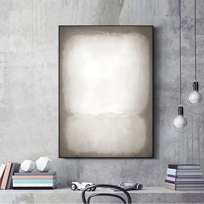 Handmade Abstract Oil Painting Wall Art Decor - A / 70x130cm No Frame - Posters