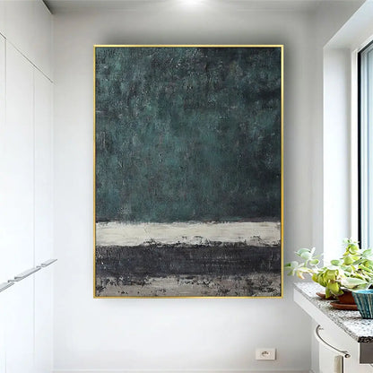 Handmade Abstract Oil Painting Wall Art Decor - C / 100x150cm No Frame - Posters