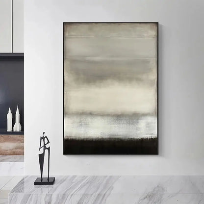 Handmade Abstract Oil Painting Wall Art Decor - G / 70x130cm No Frame - Posters