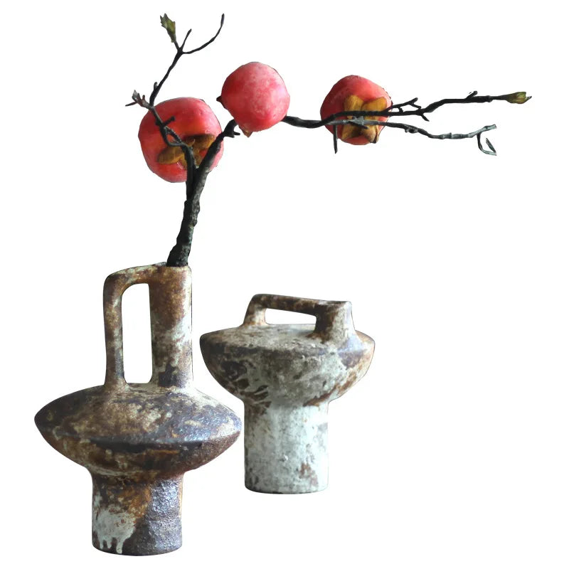 Handmade Ceramic Vase for Dried Flowers - Vase