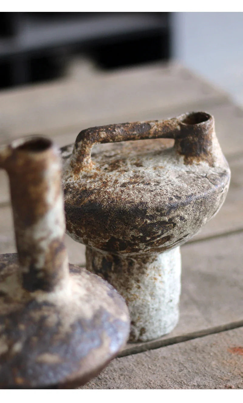 Handmade Ceramic Vase for Dried Flowers - Vase