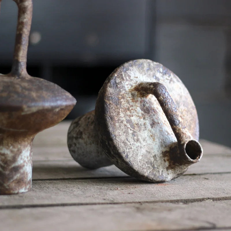 Handmade Ceramic Vase for Dried Flowers - Vase