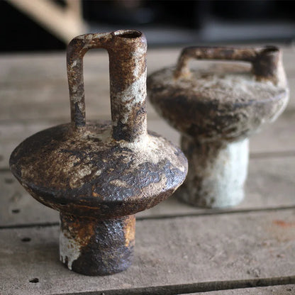 Handmade Ceramic Vase for Dried Flowers - Vase